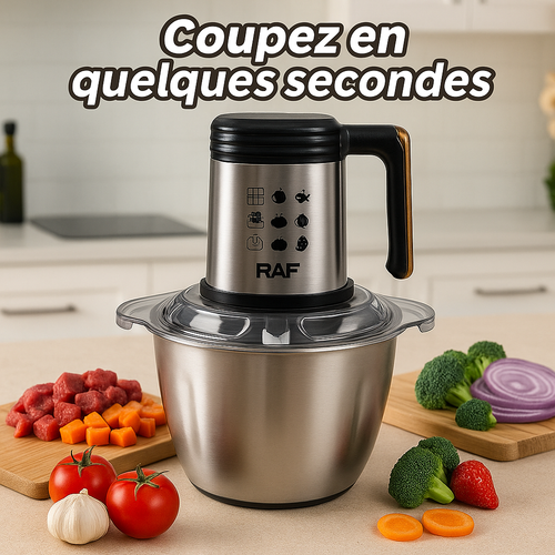 Hachoir électrique - Coupe viandes, légumes, etc