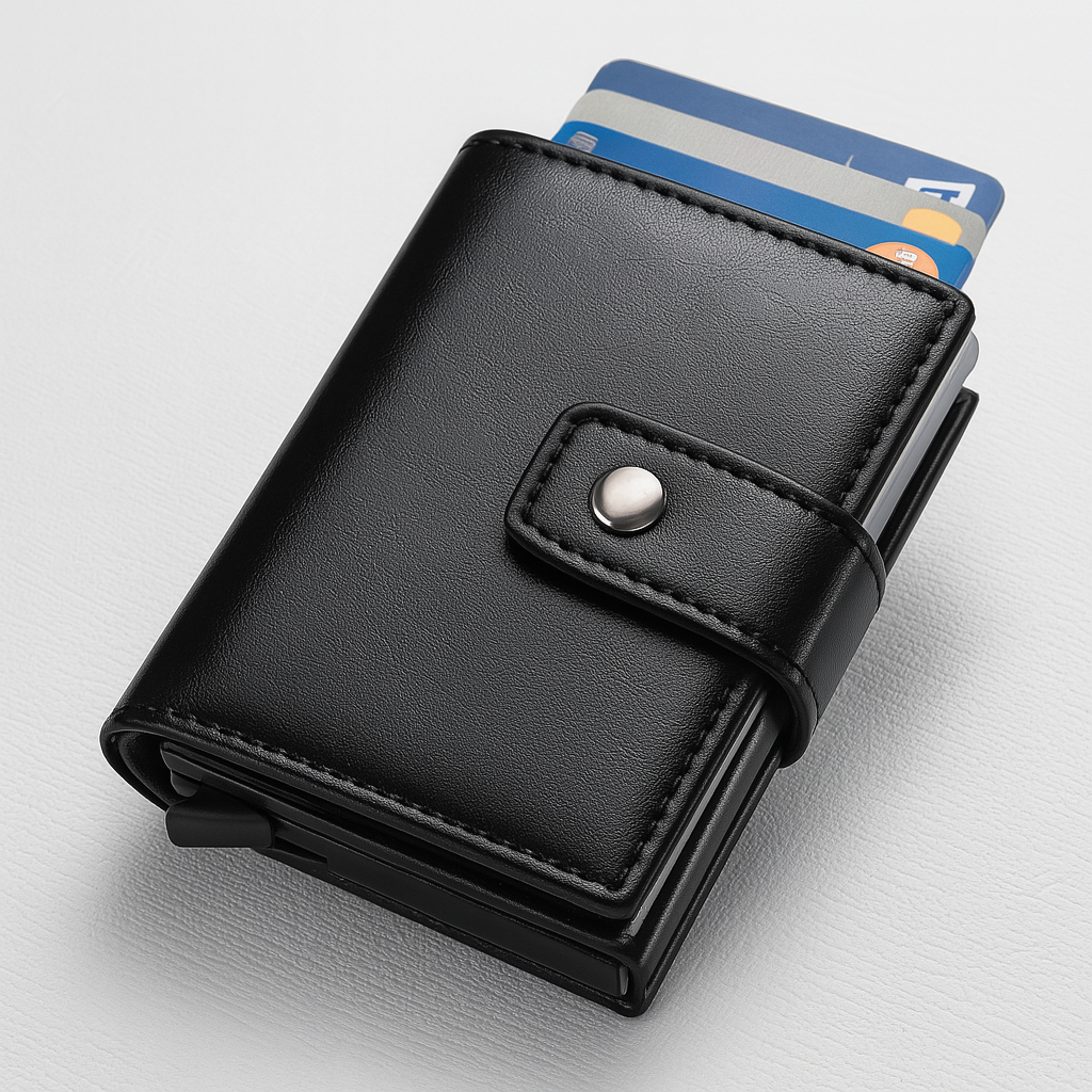 Portefeuille en cuir élégant et sécurisé