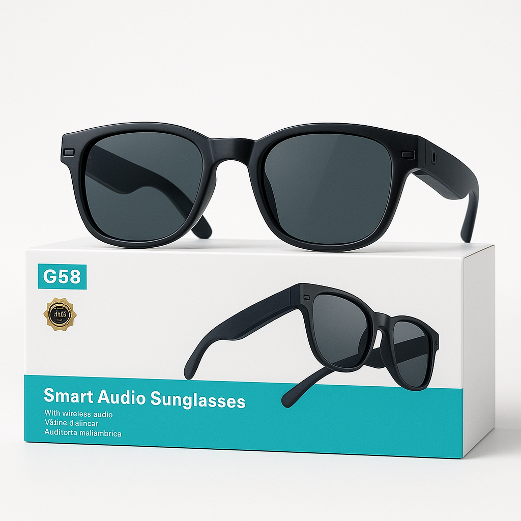Lunettes Connectées – Écoutez votre musique & répondez à vos appels