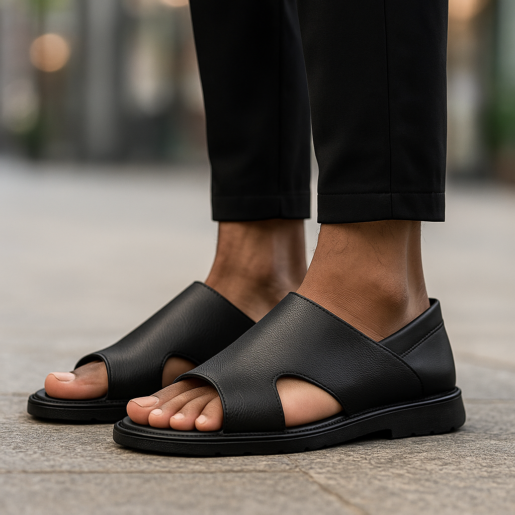 Sandales en cuir – Élégance & Confort