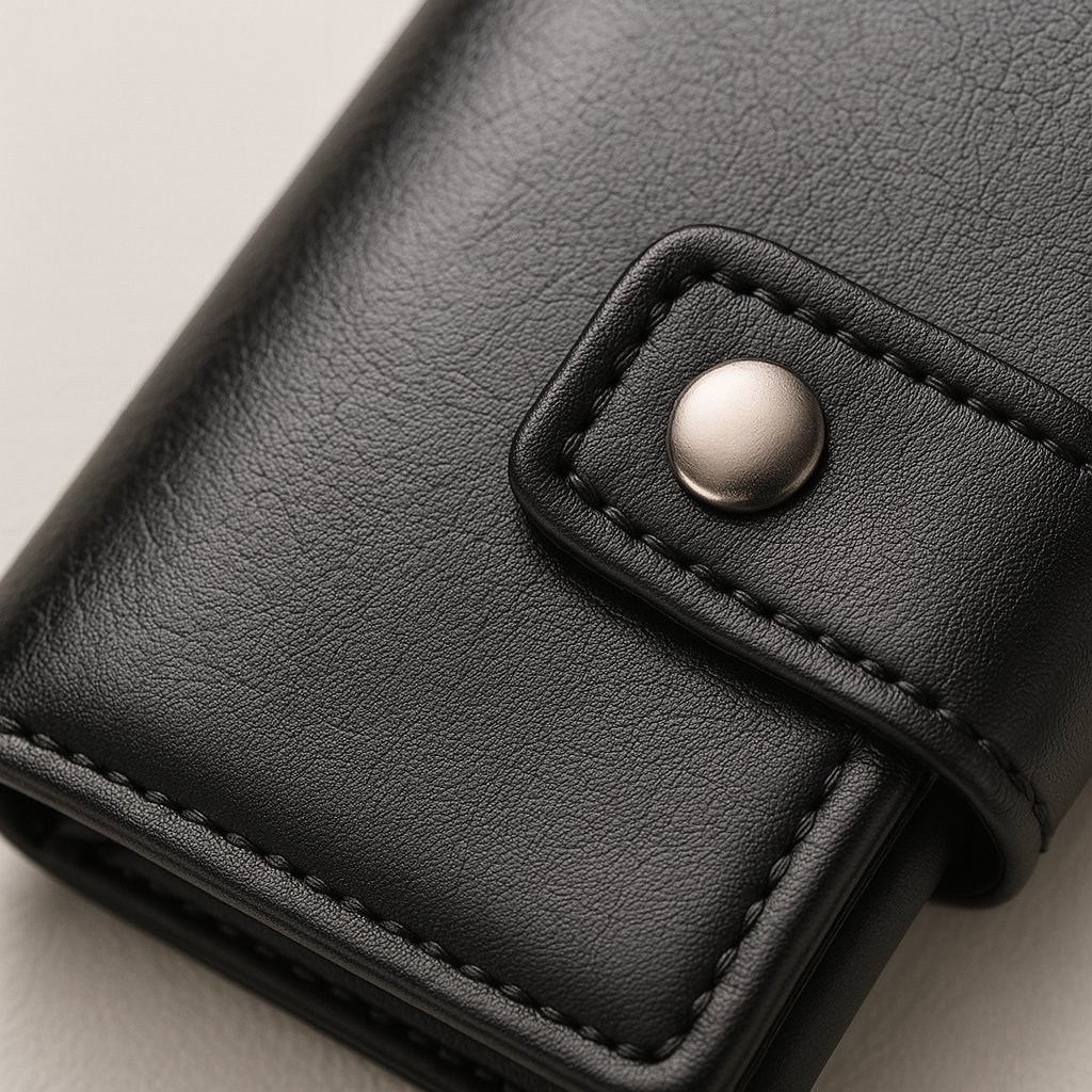 Portefeuille en cuir élégant et sécurisé
