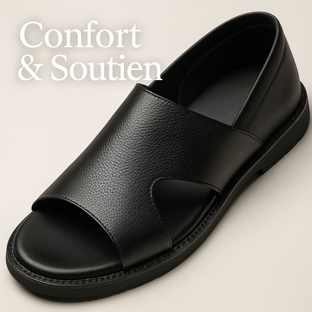 Sandales en cuir – Élégance & Confort
