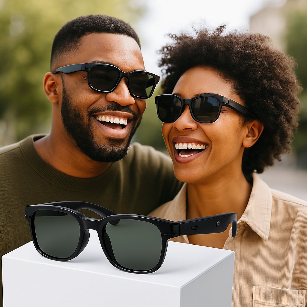 Lunettes Connectées – Écoutez votre musique & répondez à vos appels