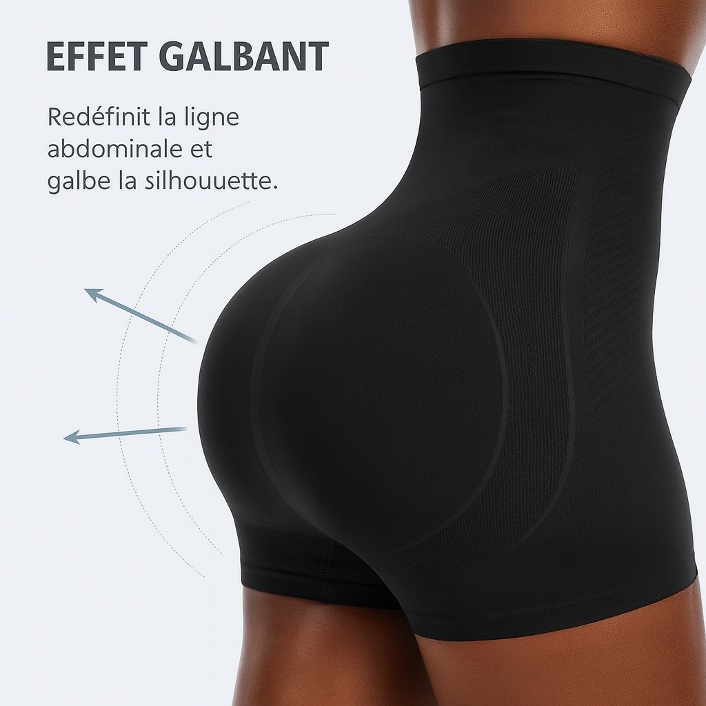 Cycliste Gainant Taille Haute – Ventre Plat & Taille Affinée Instantanément